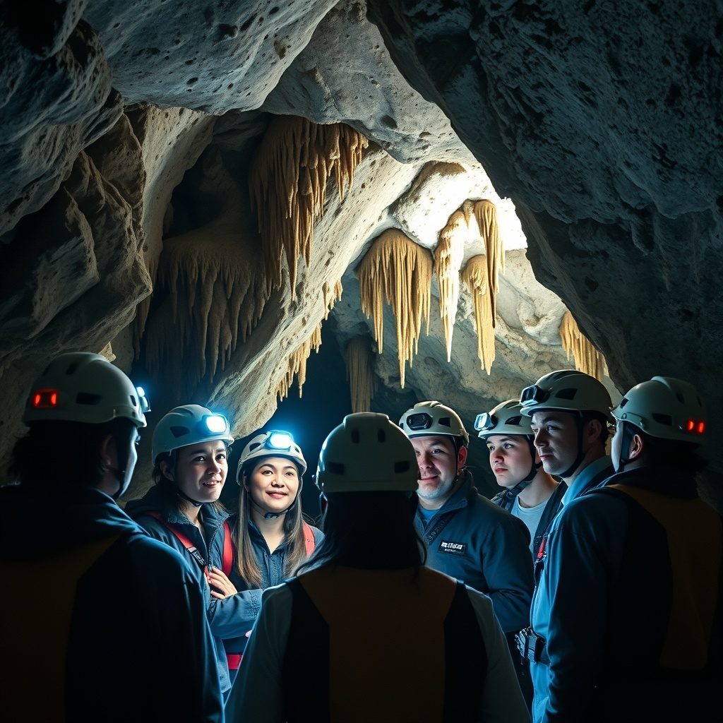 Cave exploration with Cavetour