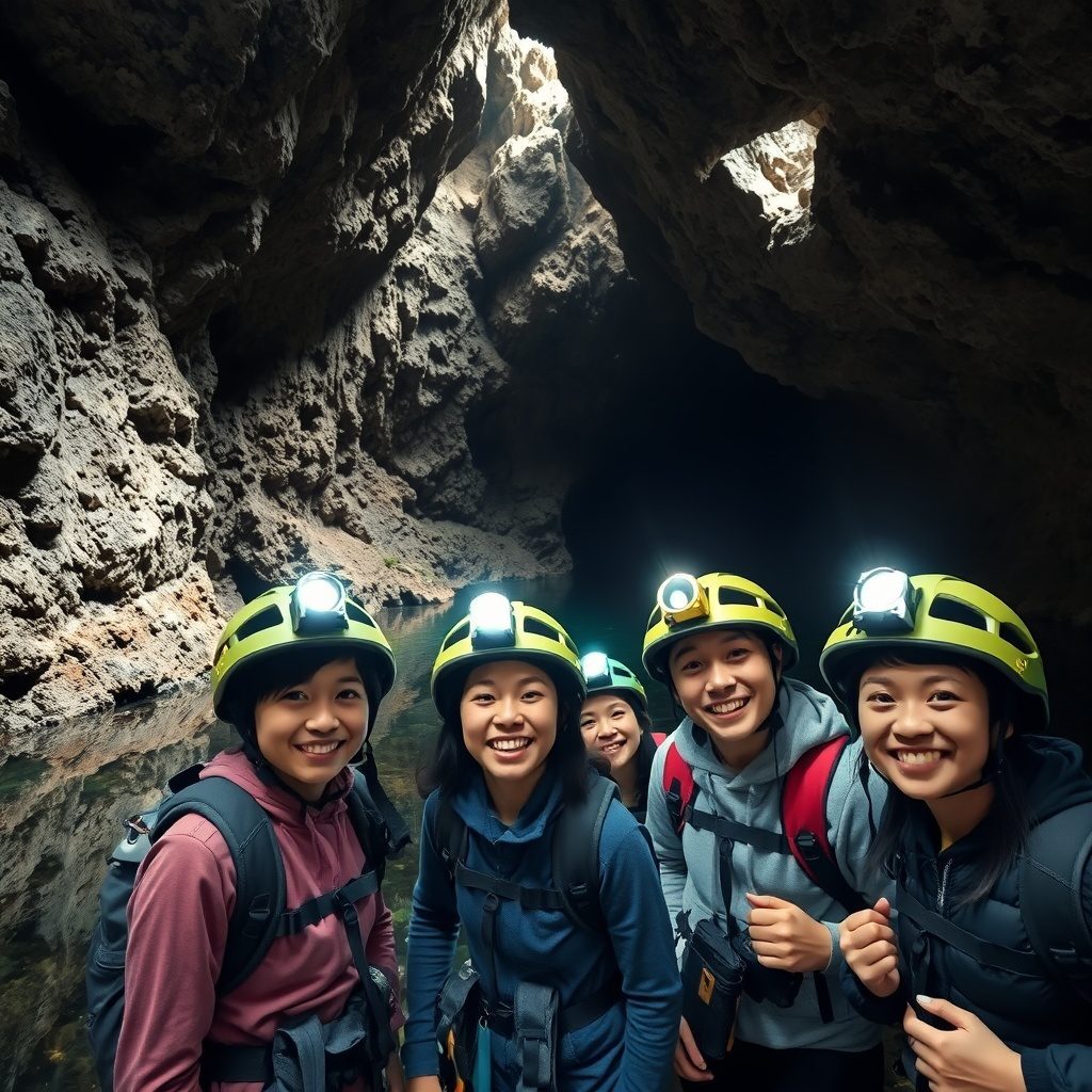 Cave exploration with Cavetour